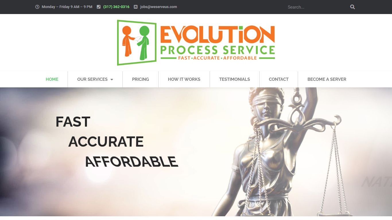 Nationwide Process Server | National Process Service | Evolution